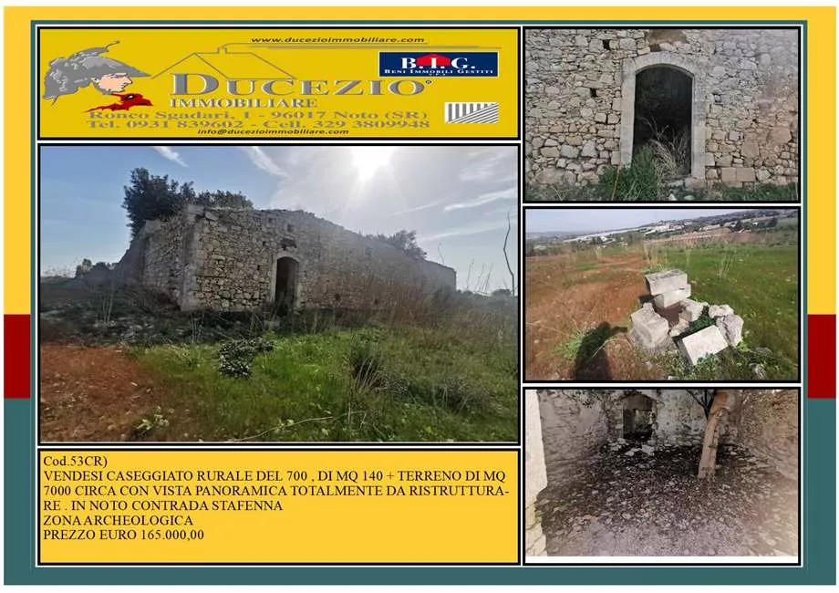 Immagine per Rustico in vendita a Noto via Contrada Stafenna