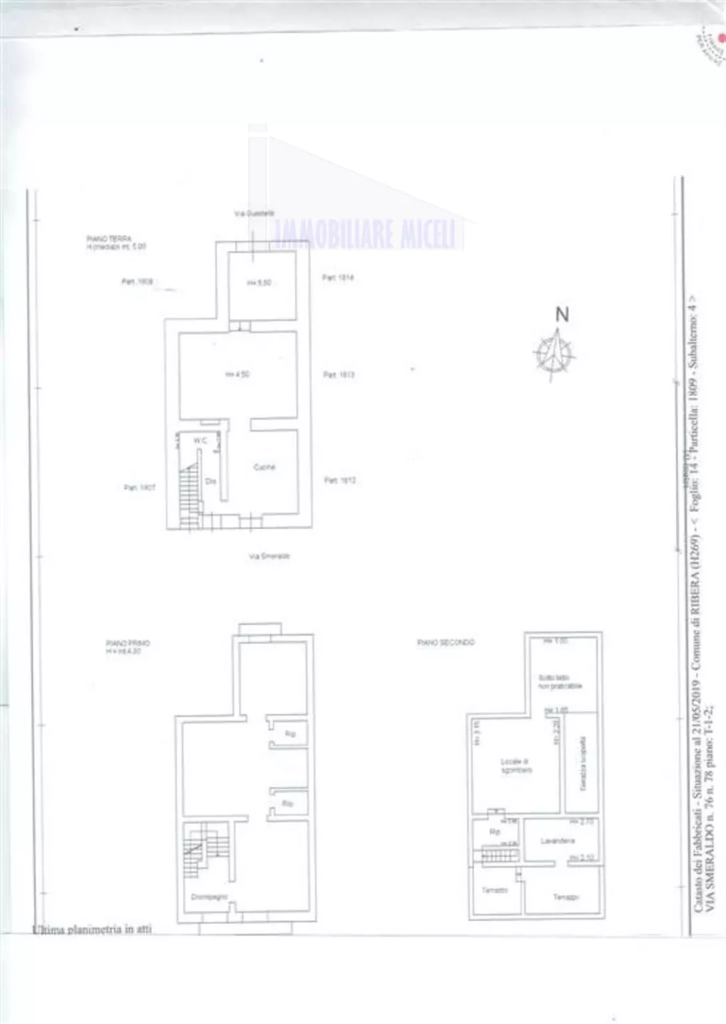 Immagine per Appartamento in vendita a Ribera via Smeraldo 76