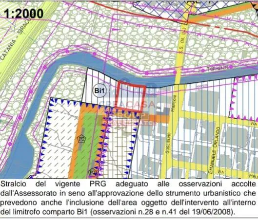 Immagine per Terreno Edificabile in vendita a Fiumefreddo di Sicilia via Guglielmo Marconi
