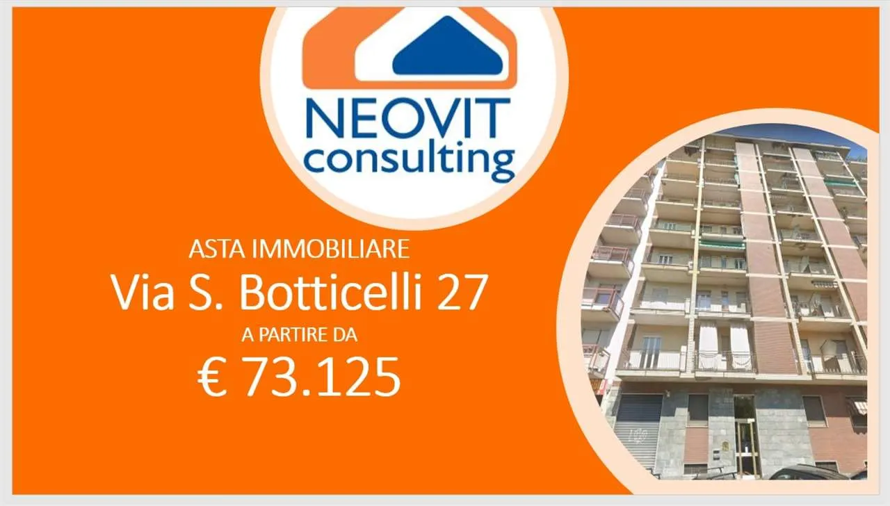 Immagine per Appartamento in asta a Torino via Sandro Botticelli 27