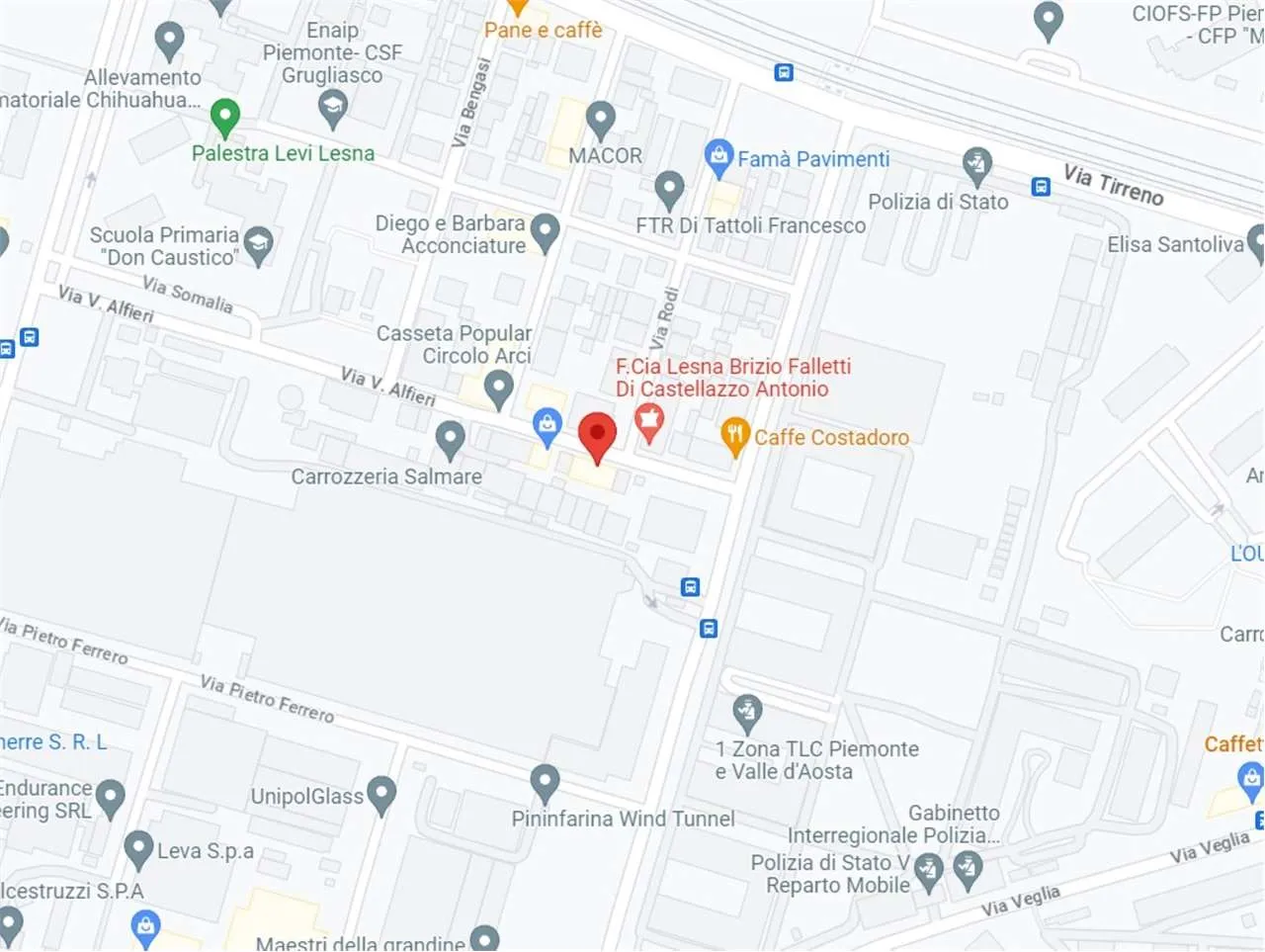 Immagine per Negozio in asta a Grugliasco via Vittorio Alfieri 19