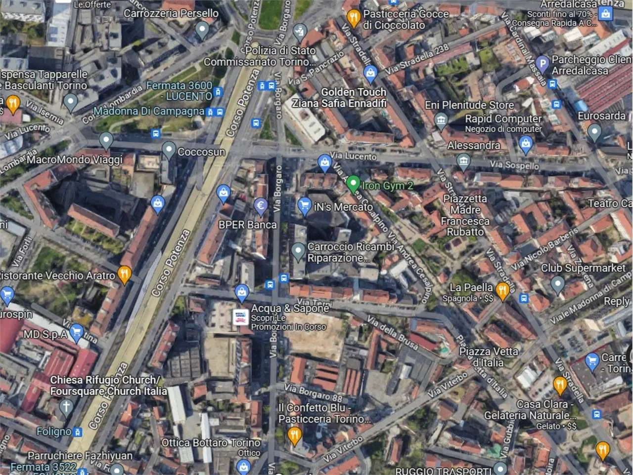 Immagine per Negozio in asta a Torino via Borgaro 108