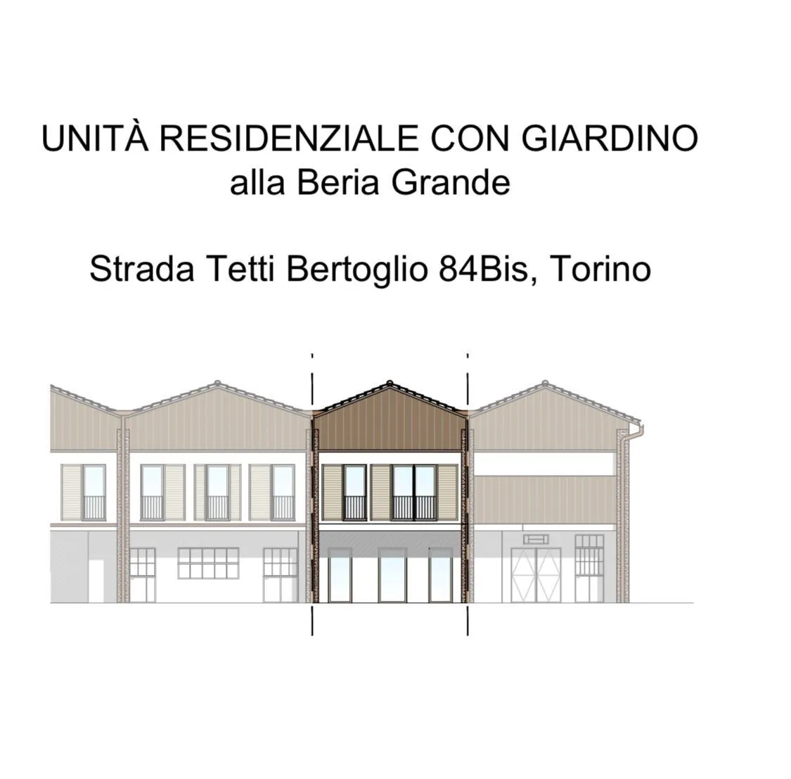 Immagine per Villa a schiera in vendita a Torino strada Tetti Bertoglio 84 BIS