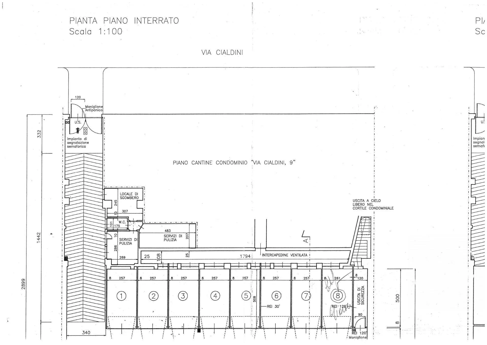 Immagine per Box / Posto auto in vendita a Torino via Cialdini