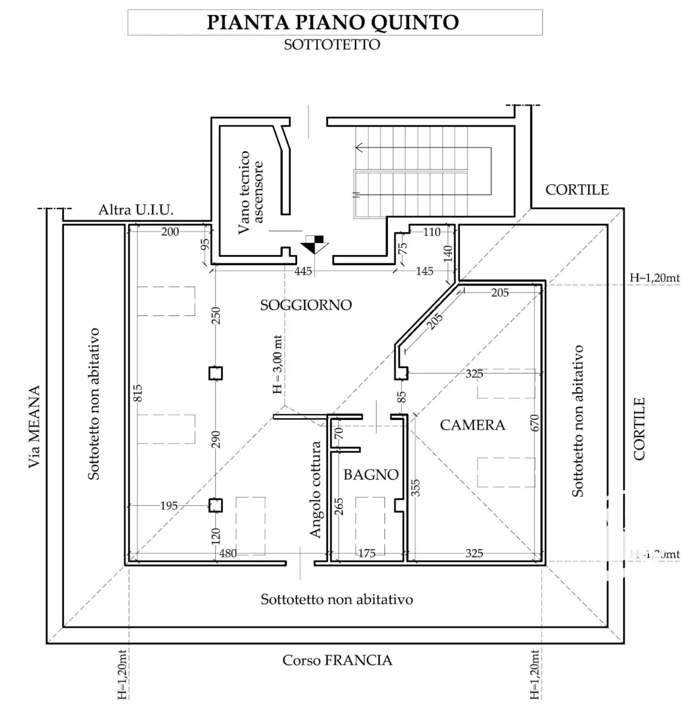 Immagine per Attico / Mansarda in vendita a Collegno Via Meana