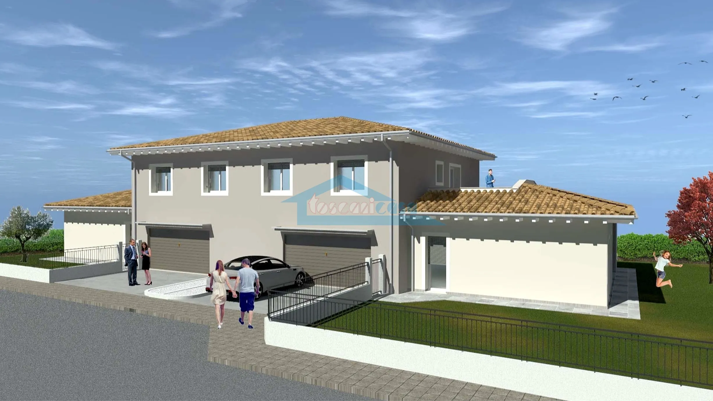 Immagine per Villa a schiera in vendita a Erbusco via Zocco
