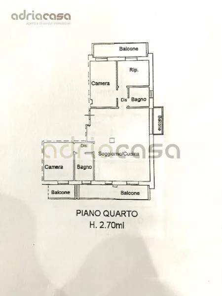 Immagine per Appartamento in vendita a Riccione via cervino