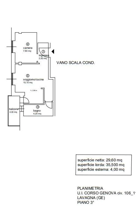 Immagine per Appartamento in asta a Lavagna corso Genova 106
