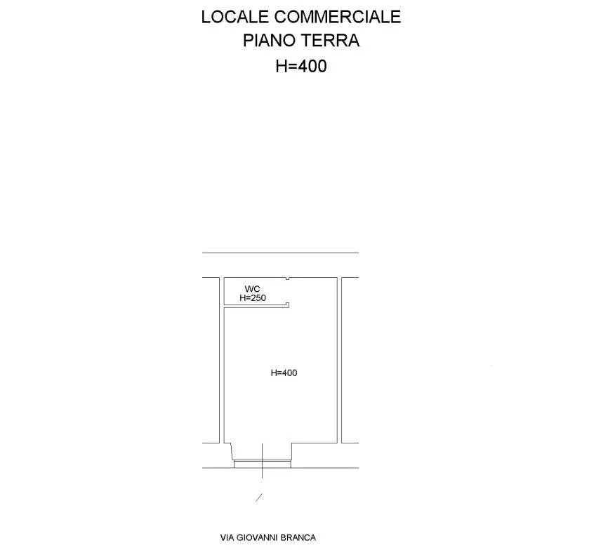 Immagine per Locale Commerciale in vendita a Roma Via Giovanni Branca