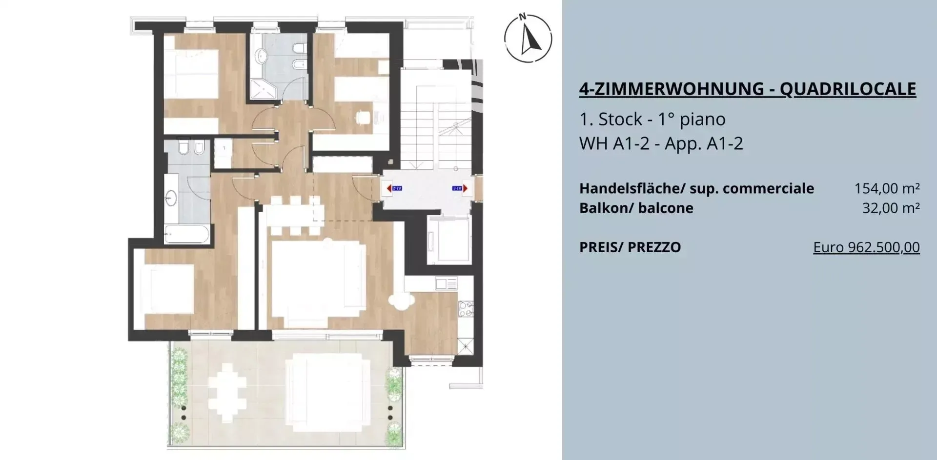 Immagine per Appartamento in vendita a Bolzano via San Quirino