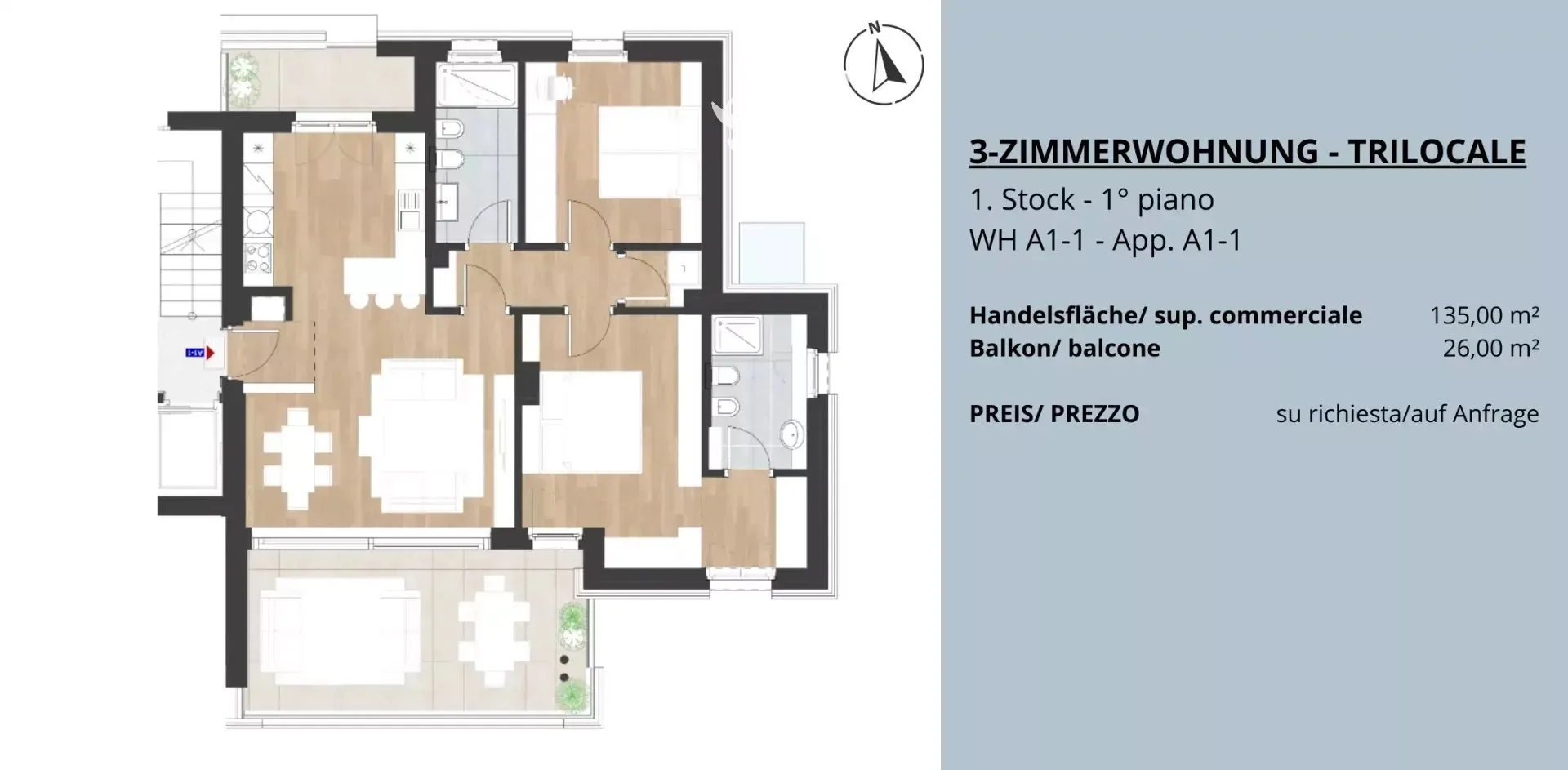 Immagine per Appartamento in vendita a Bolzano via San Quirino