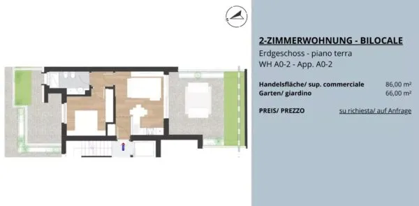 Appartamento via San Quirino, Bolzano