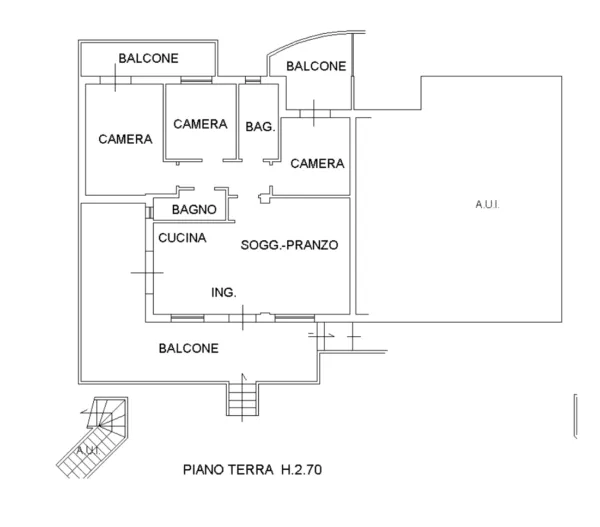Quadrilocale viale Città Gemellate, Cervia
