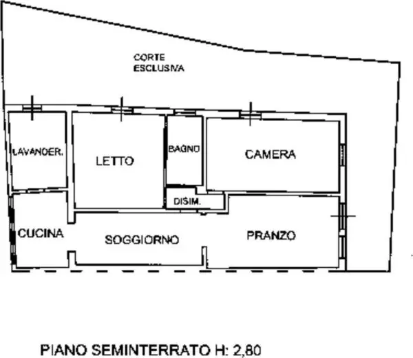 Trilocale via Giuseppe Verdi, Meldola