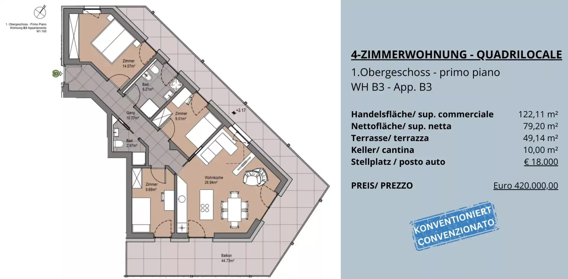 Immagine per Appartamento in vendita a Nova Levante