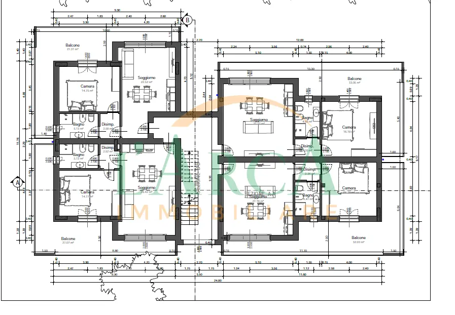 Immagine per Quadrilocale in vendita a Rovato via Palazzina