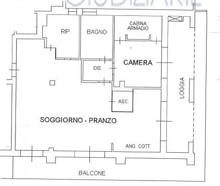 Bilocale via Icilio Calzecchi Onesti, Rimini