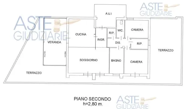 Quadrilocale via Icilio Calzecchi Onesti, Rimini