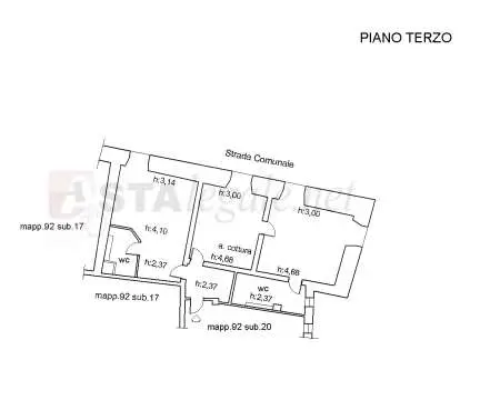 Albergo via Castagnarossa 15, Beverino