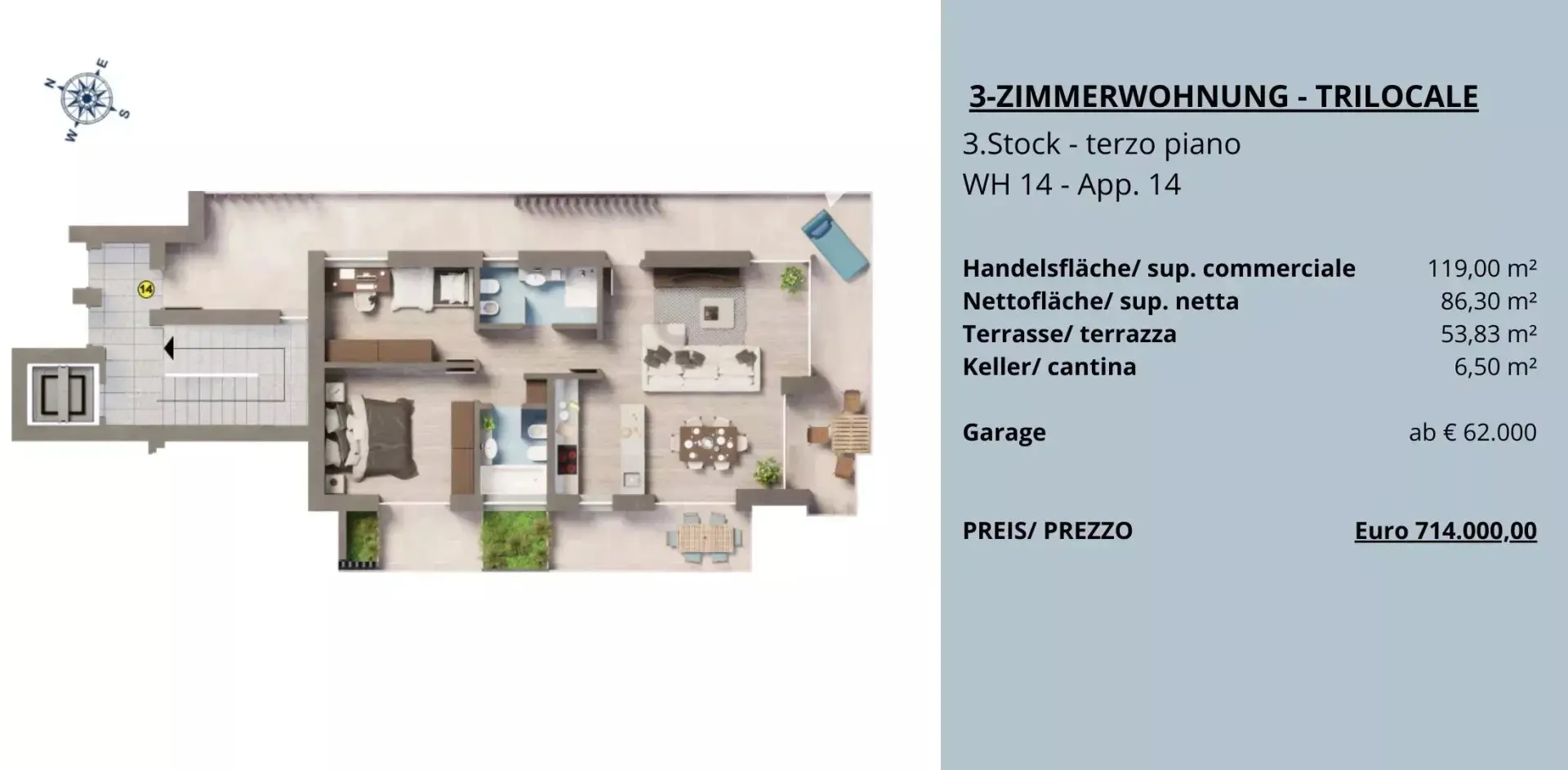 Immagine per Appartamento in vendita a Bolzano