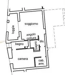 Bilocale via Borgo San Rocco, Faenza