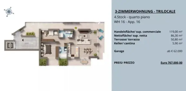 Immagine per Appartamento in vendita a Bolzano