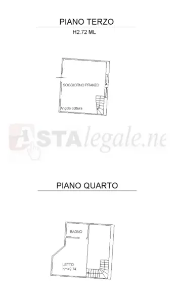 Bilocale via Pisacane, Meldola