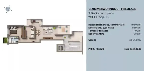 Immagine per Appartamento in vendita a Bolzano