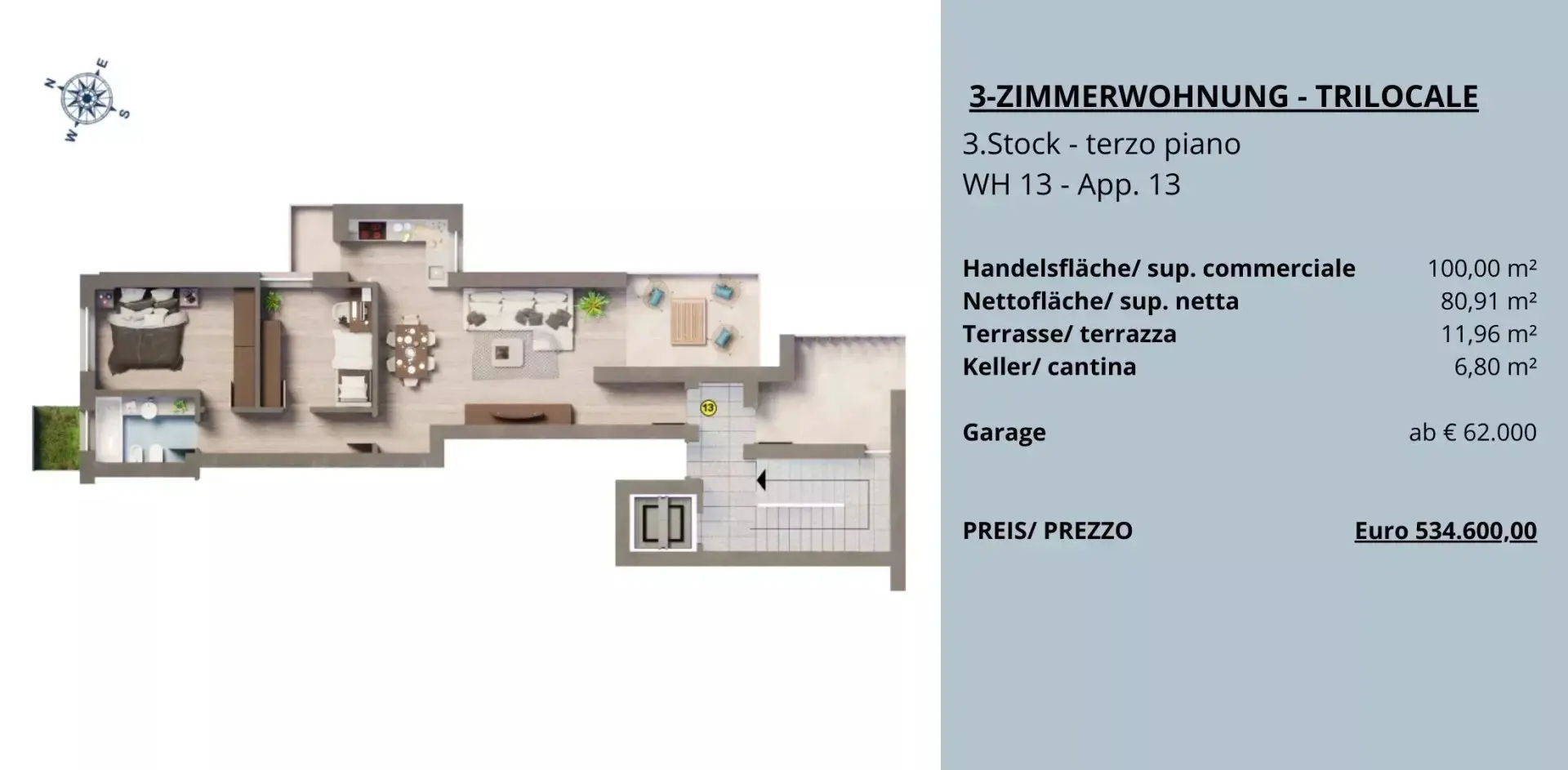 Immagine per Appartamento in vendita a Bolzano