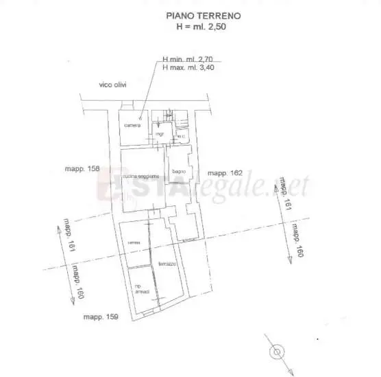 Appartamento via Olivi 18, Ventimiglia