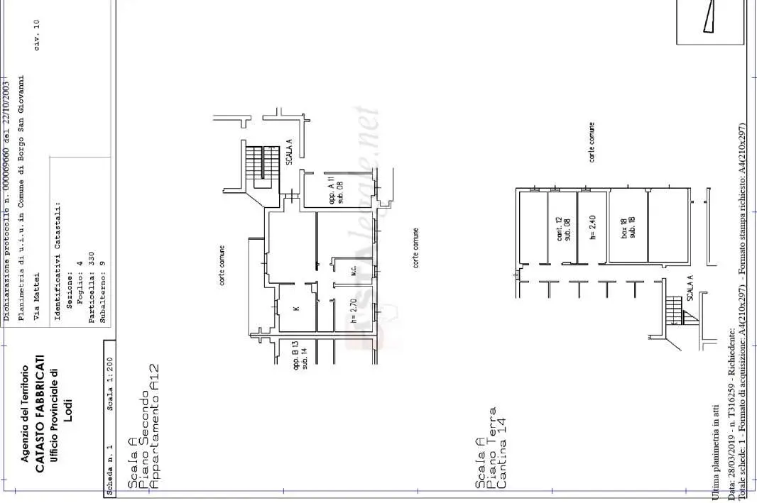 Immagine per Appartamento in asta a Borgo San Giovanni via Mattei 10 