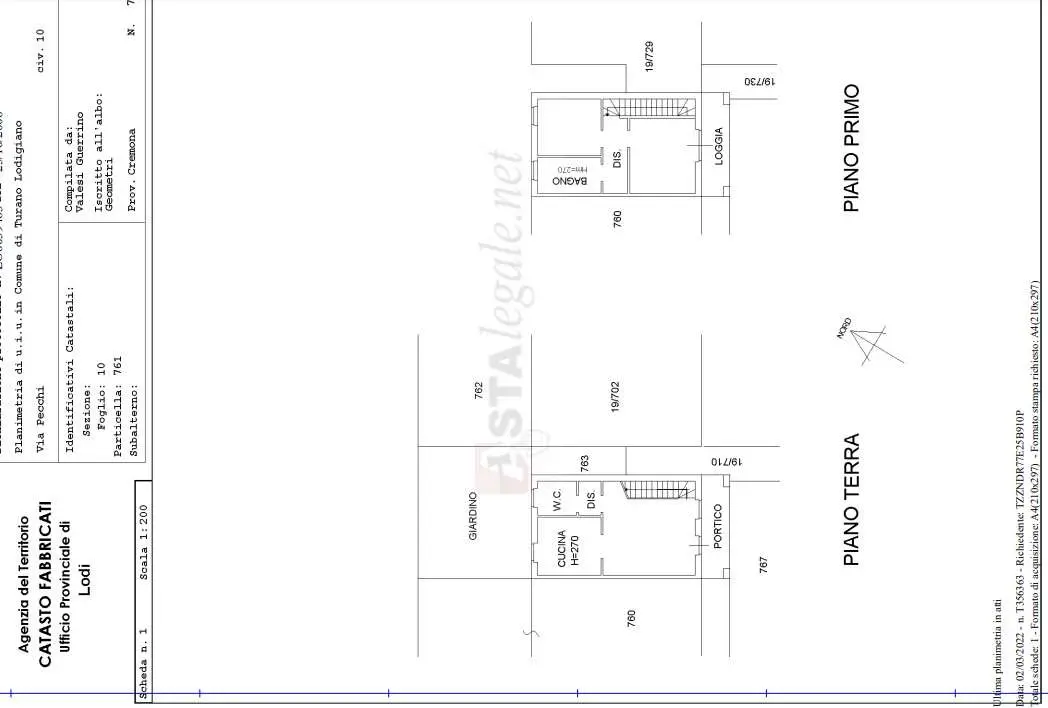 Immagine per Appartamento in asta a Turano Lodigiano via Pecchi 8/b