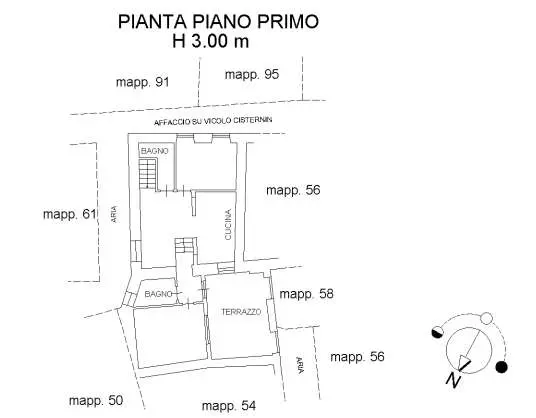 Appartamento Via Vicolo Cisternin 7 E 4, Sanremo