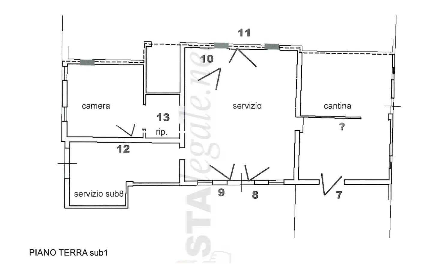 Immagine per Porzione di casa in vendita a Faenza via Viazza