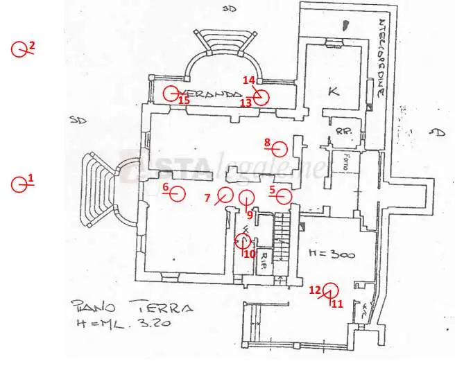 Immagine per Villa in asta a Pornassio 105-107