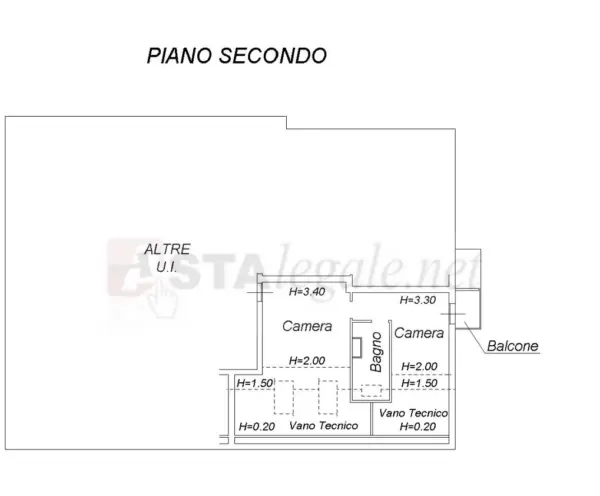 Bilocale via Piave, Massa Lombarda