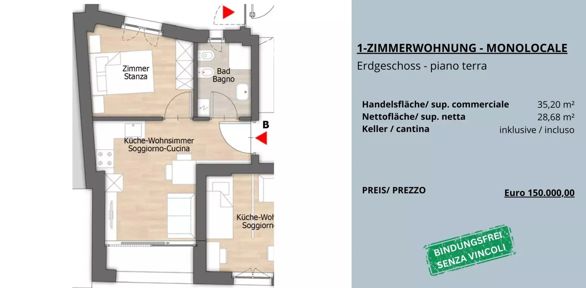 Immagine per Appartamento in vendita a Montagna