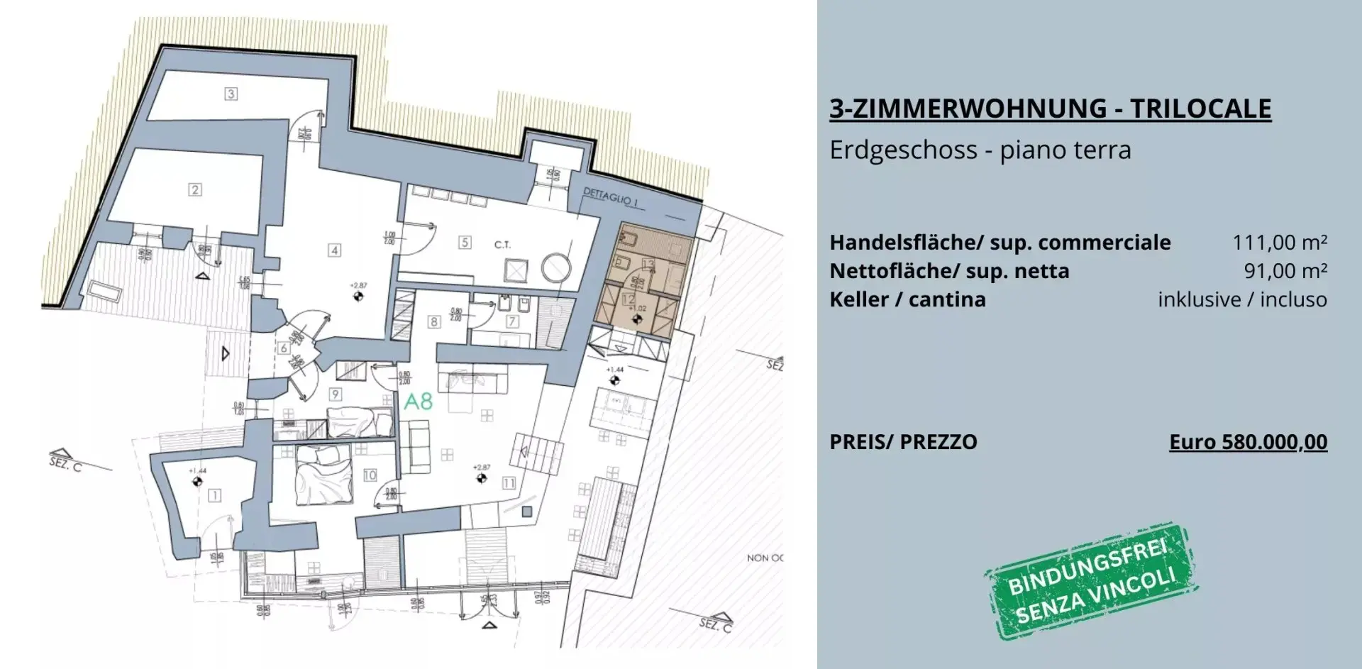 Immagine per Appartamento in vendita a San Giovanni di Fassa