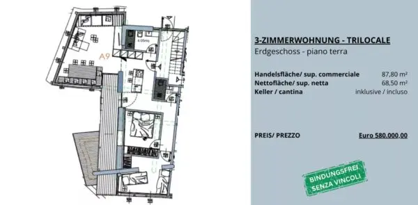 Appartamento San Giovanni Di Fassa