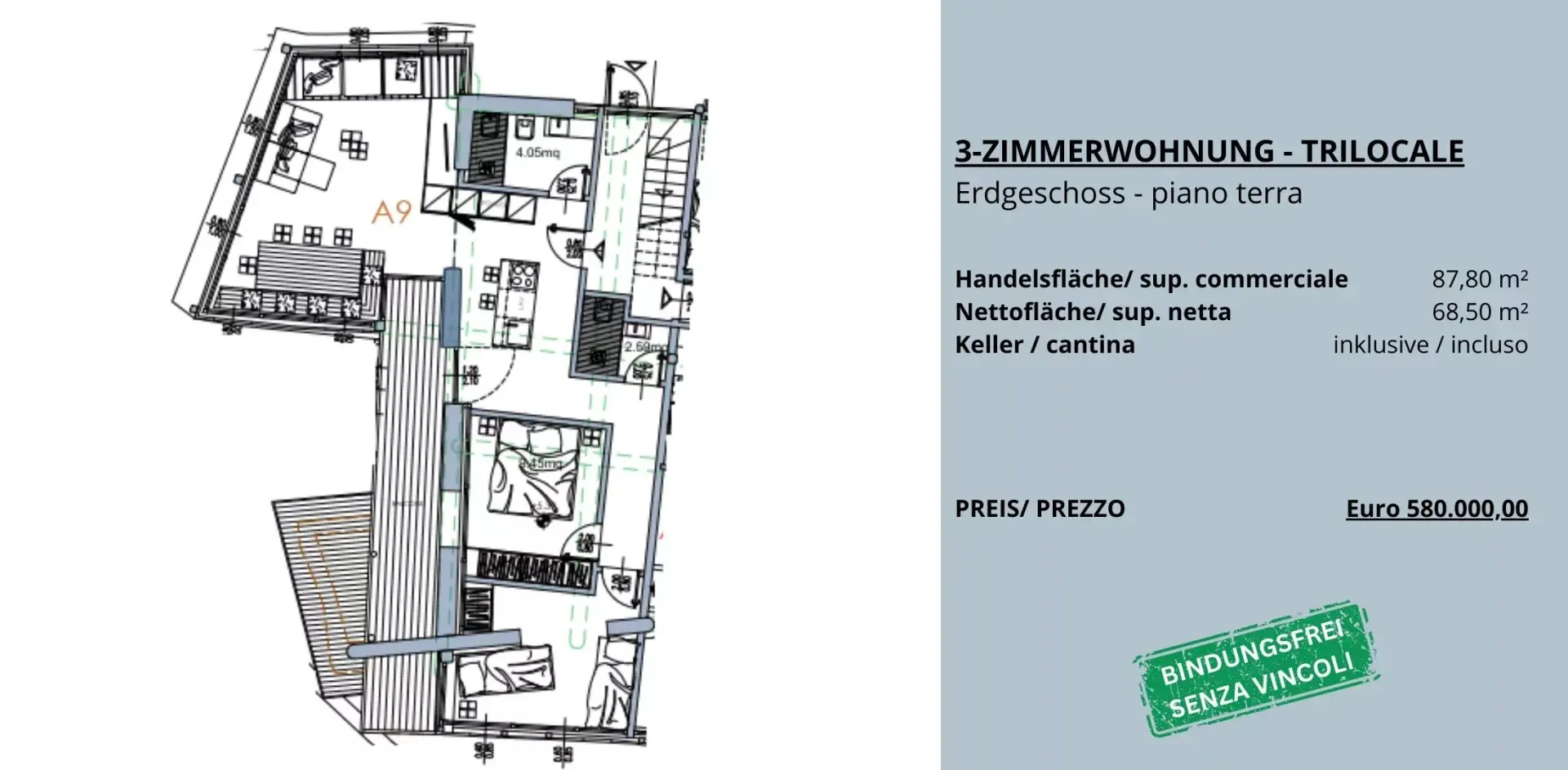 Immagine per Appartamento in vendita a San Giovanni di Fassa