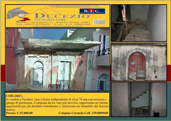 Casa Indipendente via Via Vesuvio, Pachino