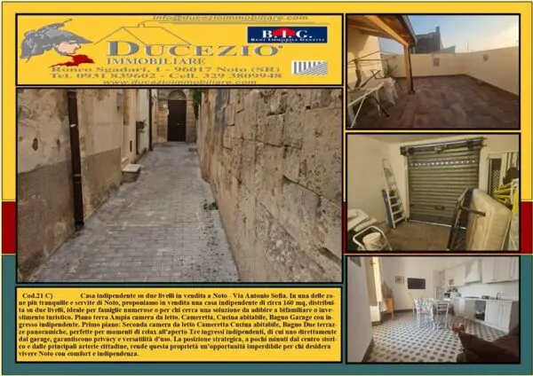 Casa Indipendente via Antonio Sofia, Noto