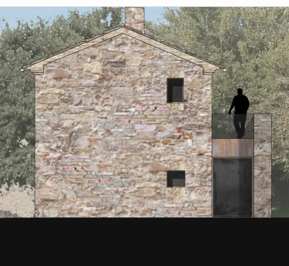 Rustico via Bastioni, Offagna