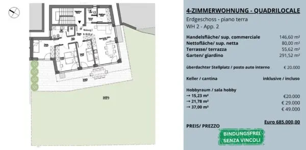 Appartamento Nova Ponente