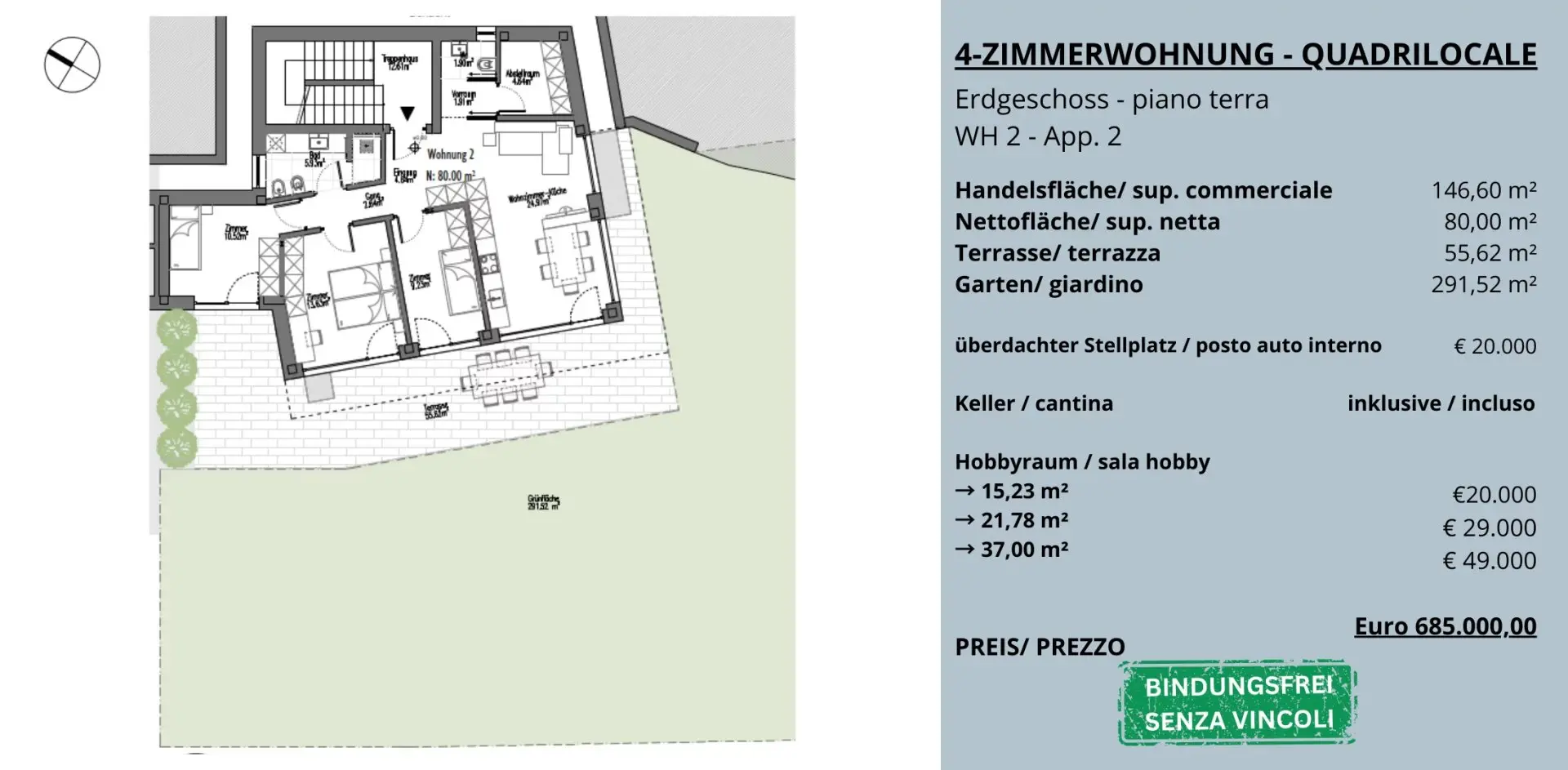 Immagine per Appartamento in vendita a Nova Ponente