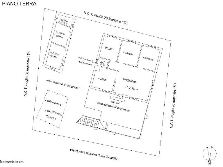 Immagine per Villa in asta a Castiglione Chiavarese via Nostra Signora Della Guardia