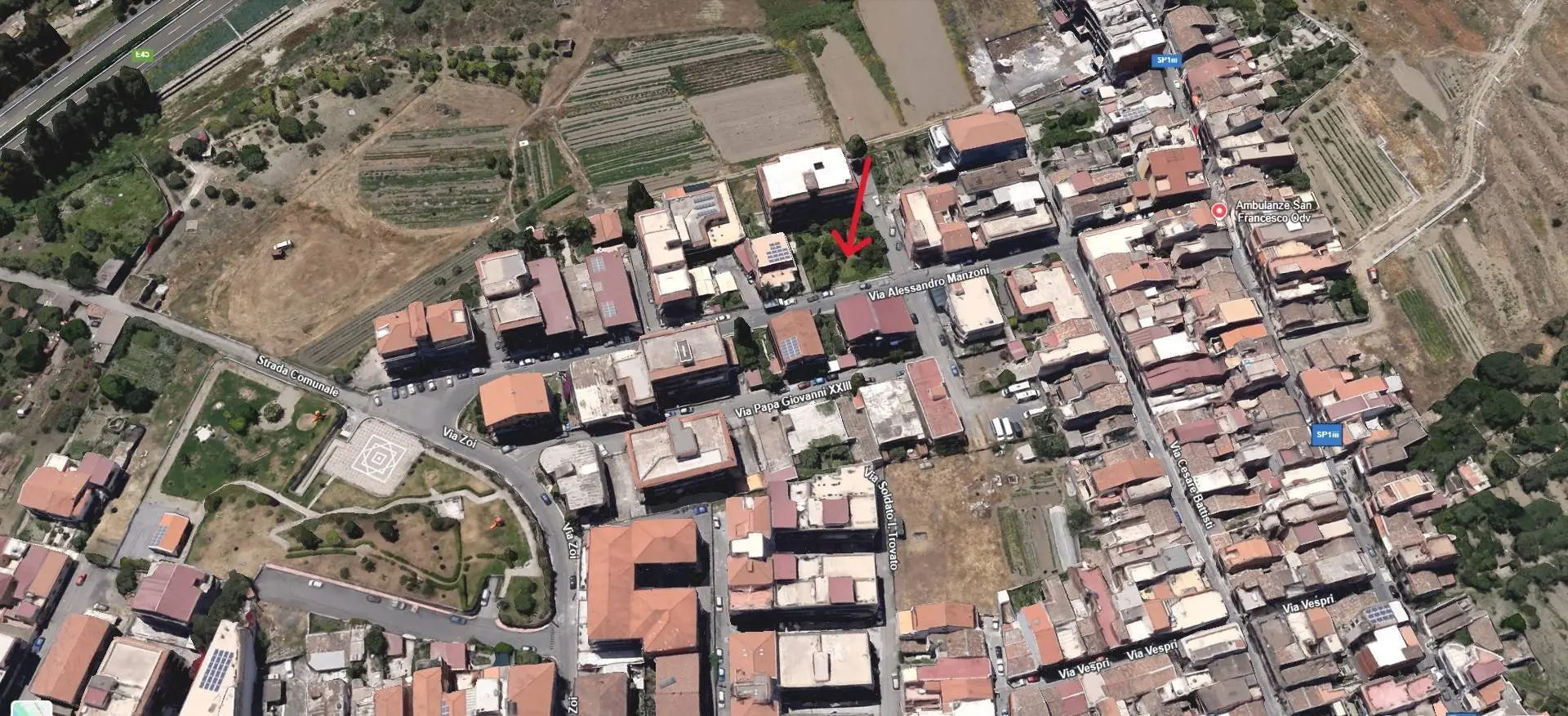 Immagine per Terreno Edificabile in vendita a Calatabiano Alessandro Manzoni 