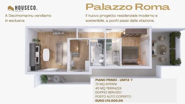 Monolocale via Repubblica, Decimomannu