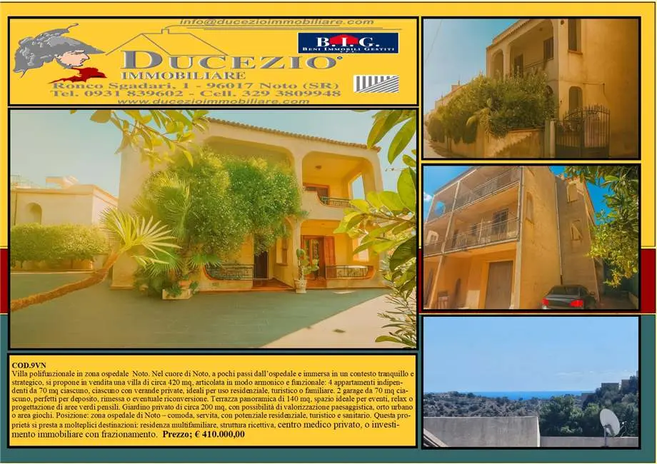 Immagine per Villa in vendita a Noto via Dei Mille