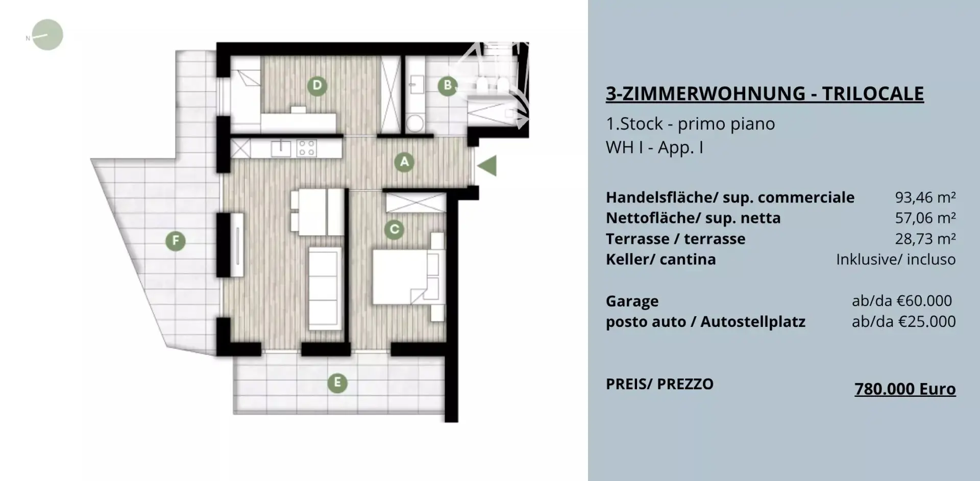 Immagine per Appartamento in vendita a Bolzano
